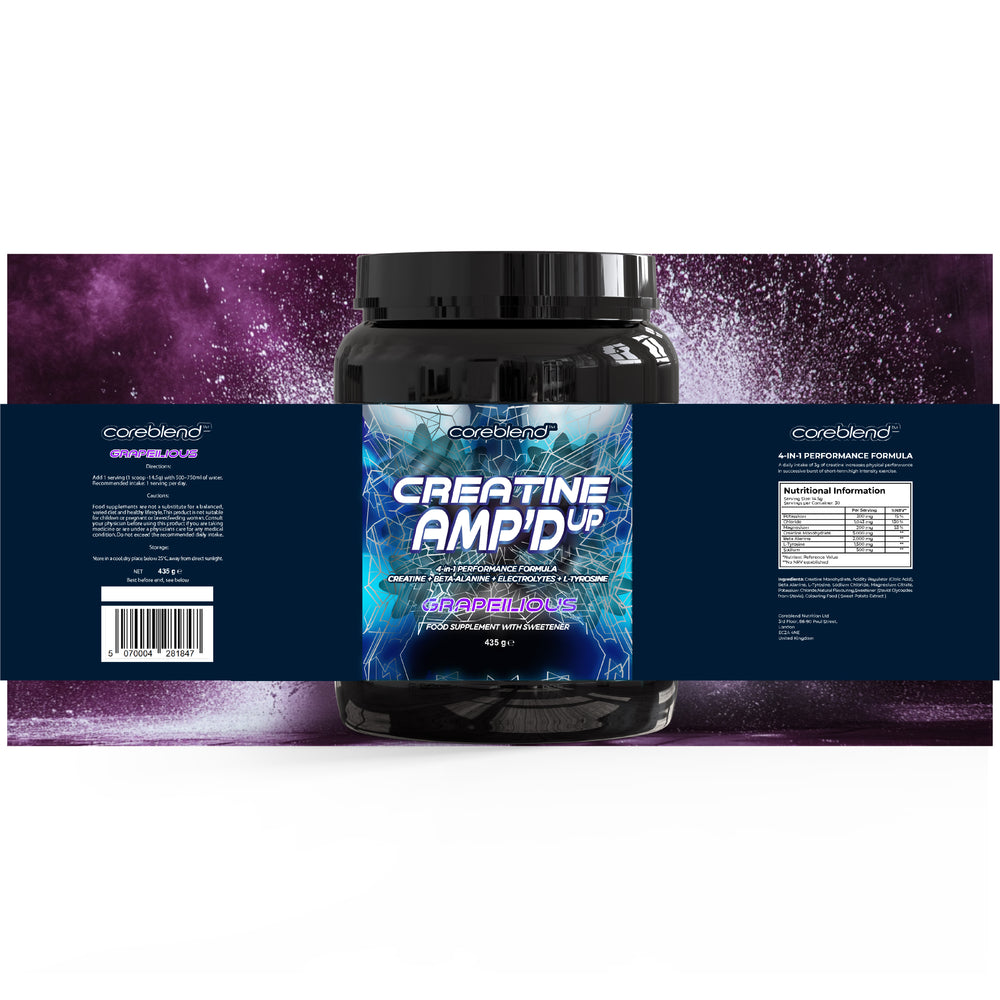 Creatine AMP’D up Grapeilious