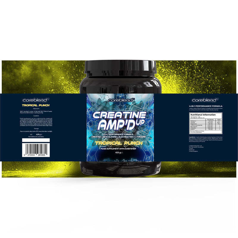 Creatine AMP’D up Tropical Punch